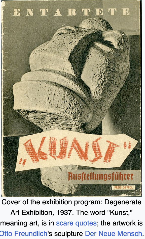 Jewish Involvement in the business of art, Hitler’s Degenerate Art,  and Midcentury Modernism -the Release of  the Jewish Impulse for Creativity 